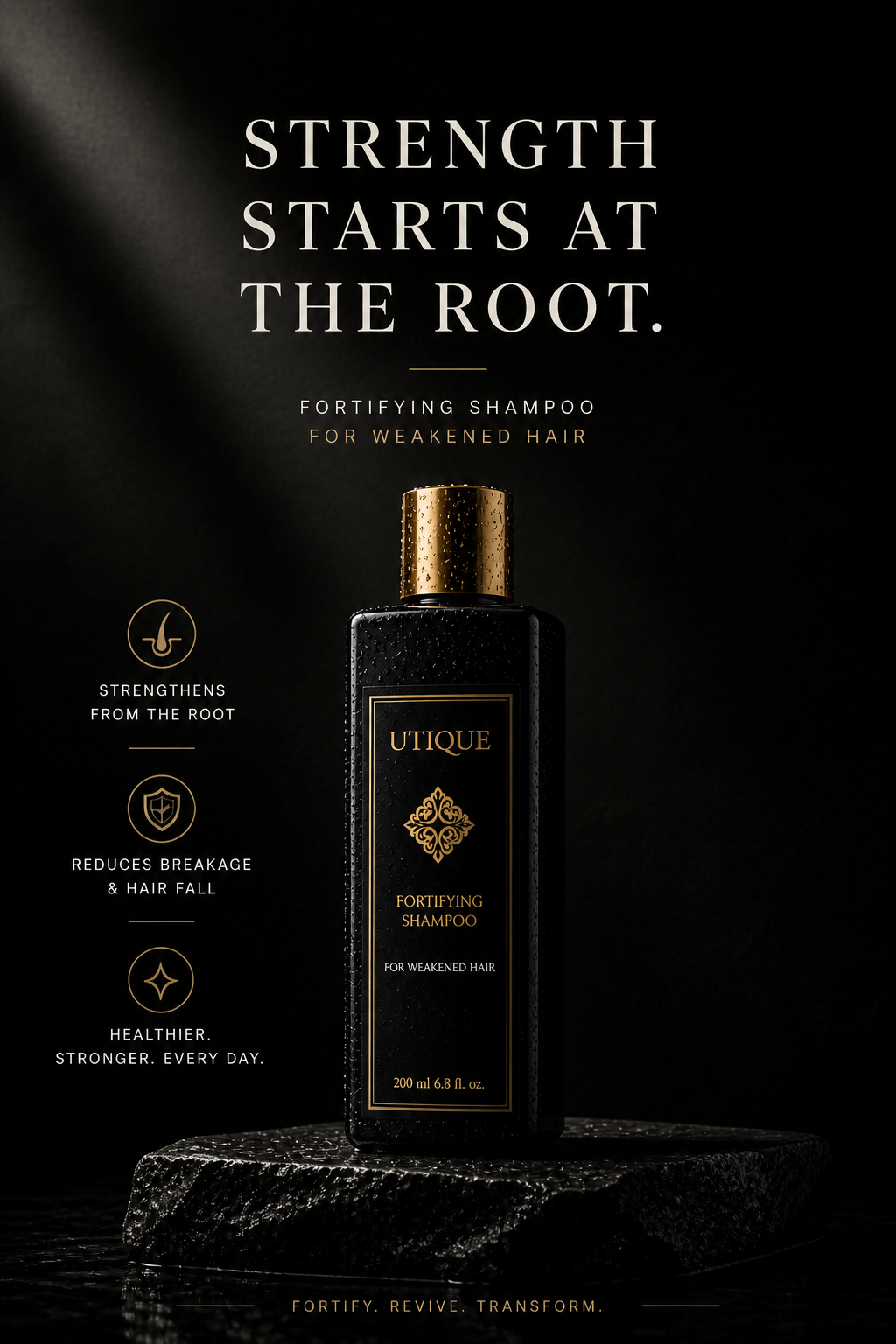 UTIQUE Fortifying Shampoo — 200 ml