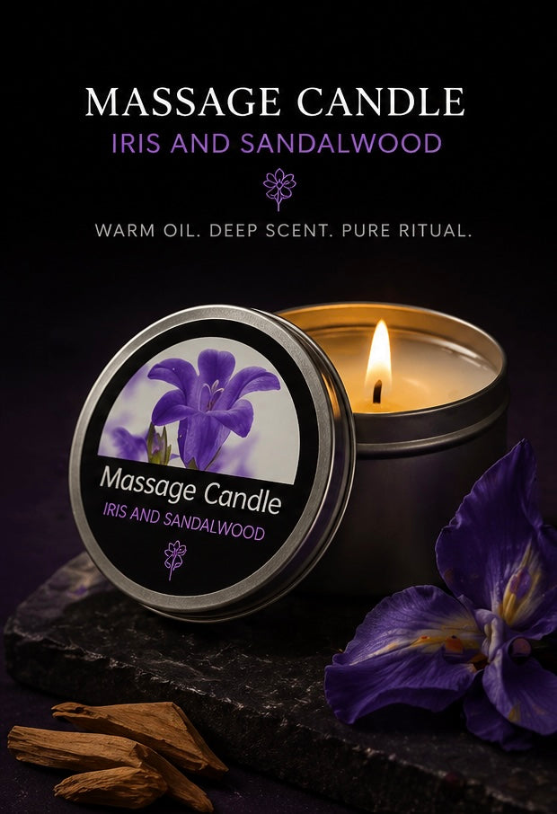 Massage Candle - Iris & Sandalwood